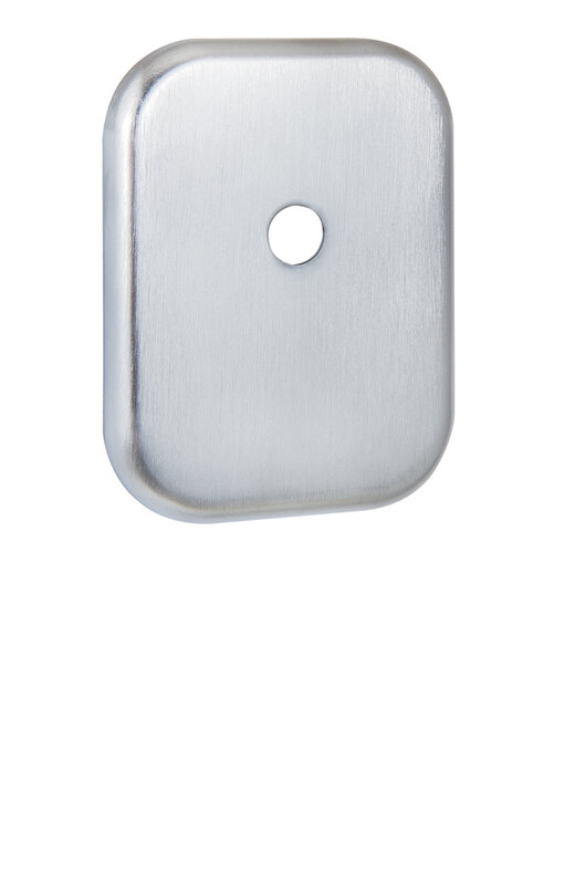 Накладка Fuaro (Фуаро) на шток цилиндра ESC.O.XL/K.486 (ESC 486-O SQ XL) SSC сатинированный хром (1шт.)