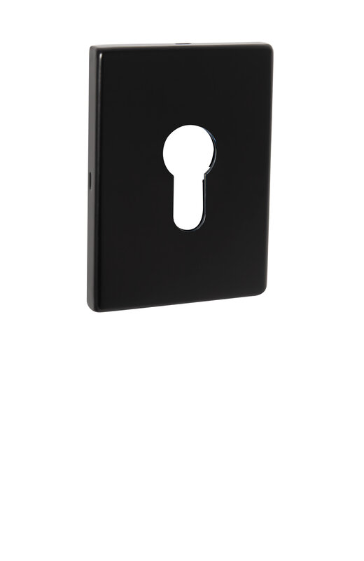 Накладка Fuaro (Фуаро) на цилиндр ESC.C.RL/K.486 (ESC 486-C RL) BL черный (1 шт.)