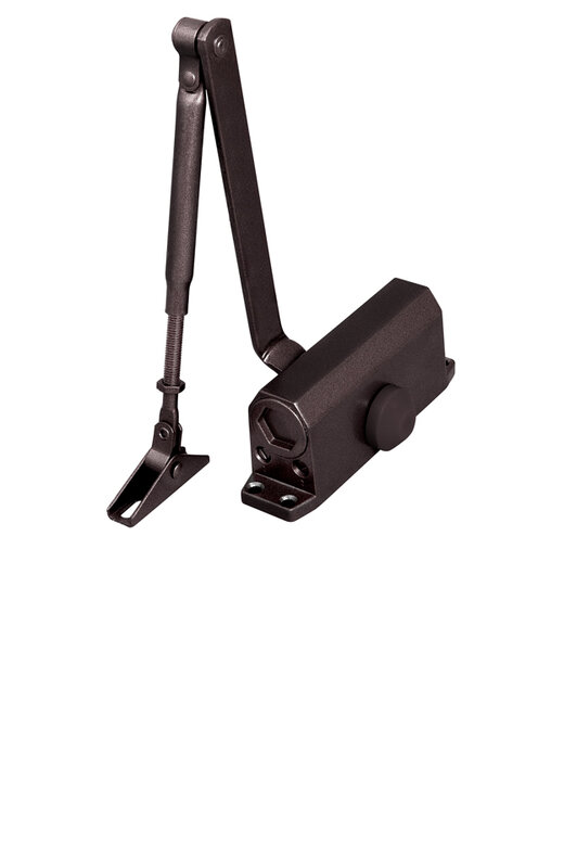 Доводчик Ajax (Аякс) дверной DCTR50-100 (TDR-100) 50-100кг BR коричневый