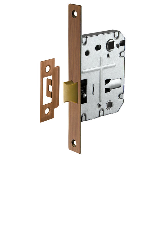 Защелка Ajax (Аякс) врезная PLASTLP72-50 (LP72-50) CF кофе