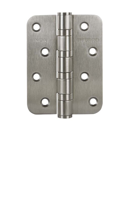 Петля Fuaro (Фуаро) из нержавейки универсальная IN4400U-R10 INOX (4BB-R10 102х76х3)