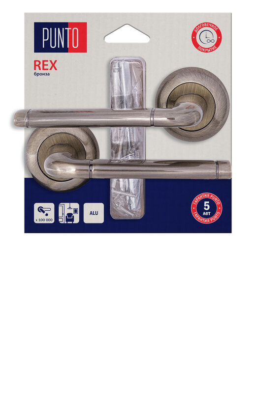 Ручка Punto (Пунто) раздельная LM/A R.TL54.REX/HD ABG-6 бронза