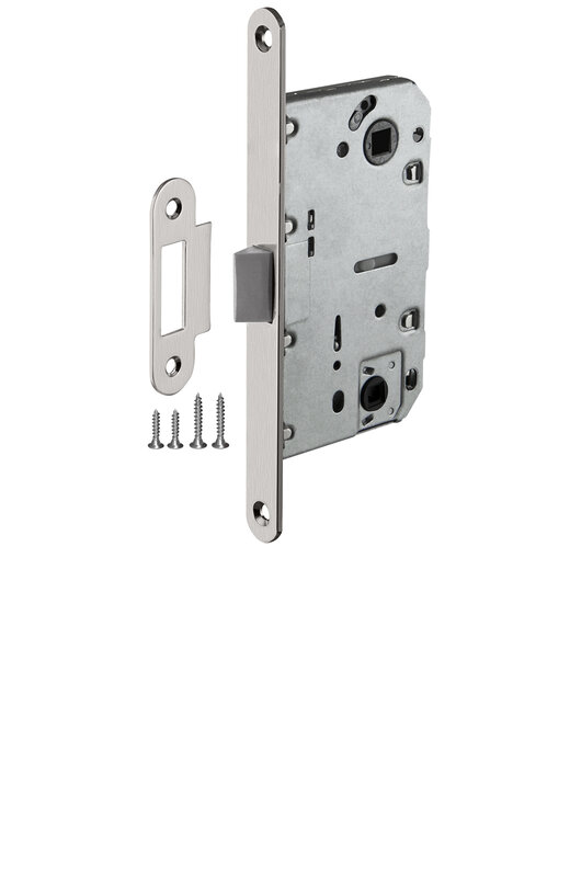 Защелка Ajax (Аякс) врезная PLASTLP96WC-50 SN мат.никель