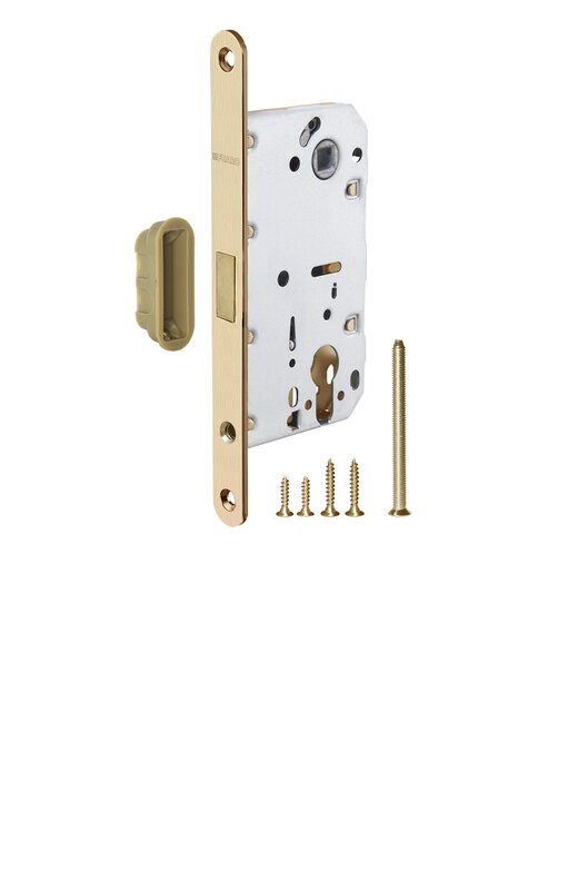 Корпус Fuaro (Фуаро) врезного замка MAGNM85C-50 (M85C-50) SSG сатинированное золото