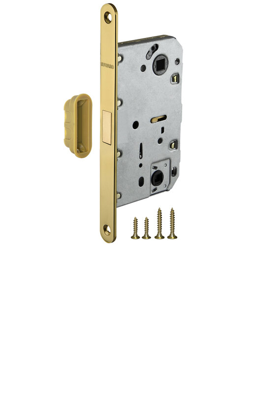 Защелка Fuaro (Фуаро) врезная MAGNM96WC-50 (M96WC-50) GOLD-24 золото 24K