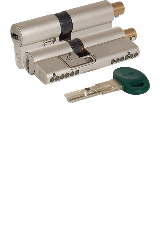 Цилиндровый механизм Mottura (Моттура) под вертушку C31F363601C5 (72 мм/31+10+31), МАТ.НИКЕЛЬ