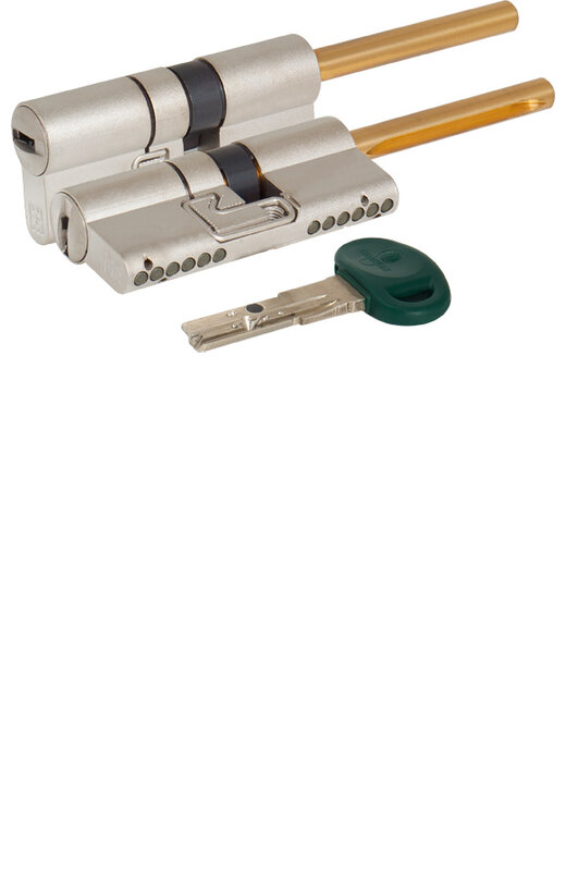 Цилиндровый механизм Mottura (Моттура) под вертушку (дл. шток) C31P413101C5 (72 мм/36+10+26), МАТ.НИКЕЛЬ